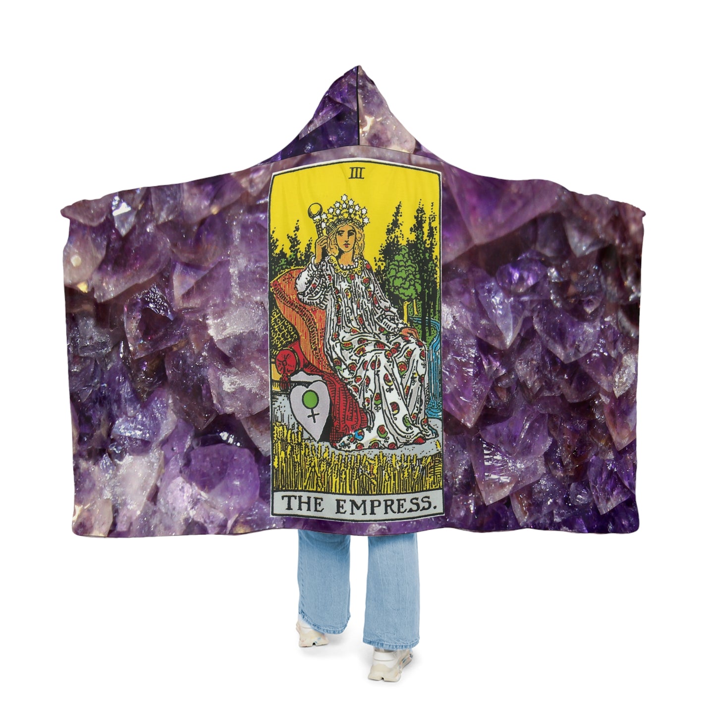 The Empress Over Amythyst Snuggle Blanket