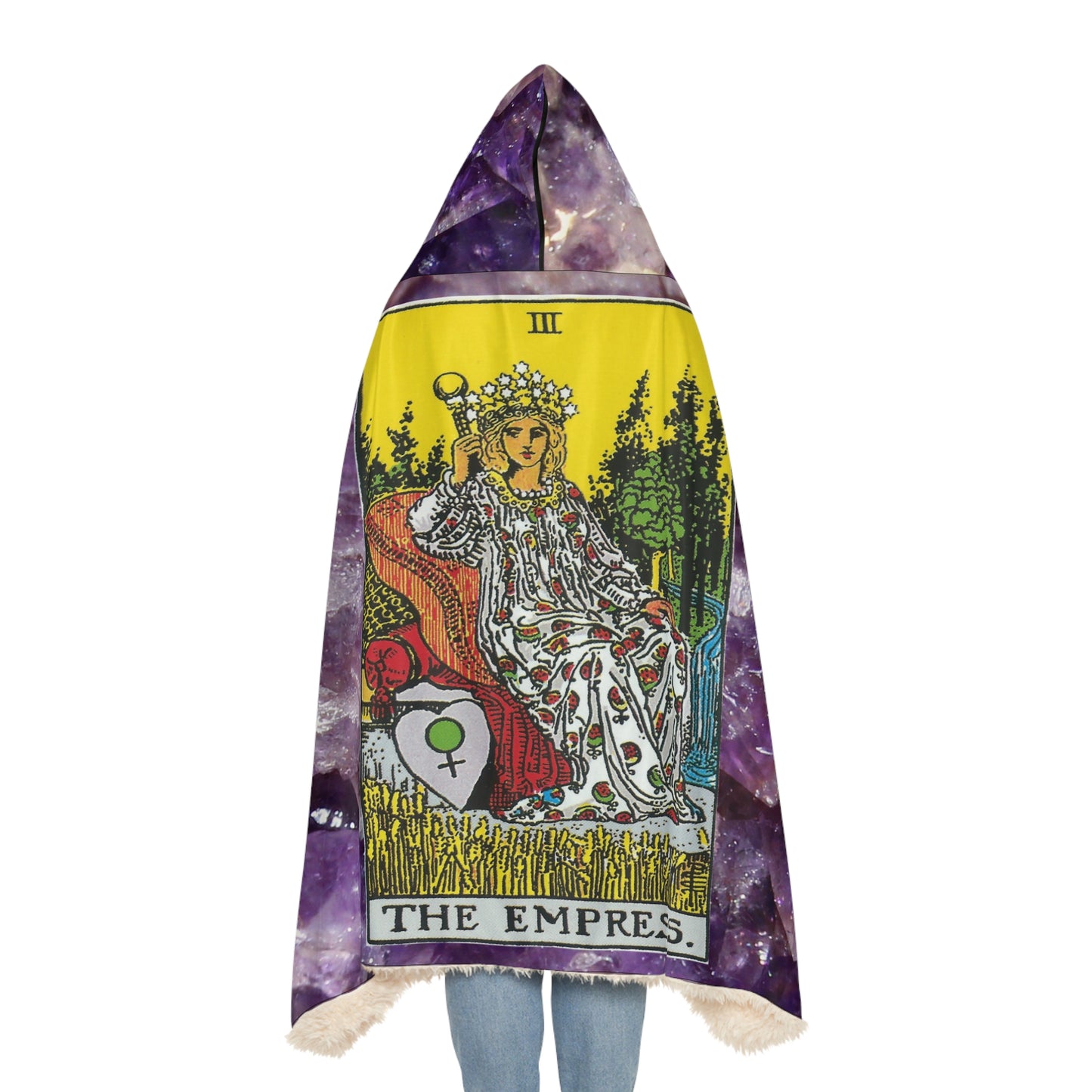 The Empress Over Amythyst Snuggle Blanket