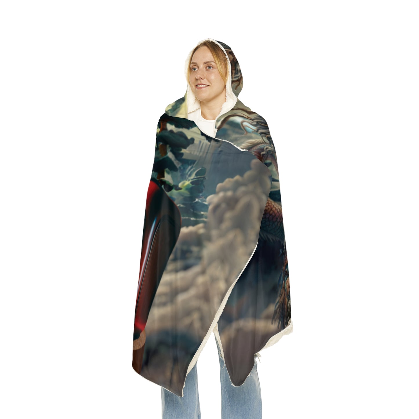 Guru Dragon Fortune Radio Snuggle Blanket