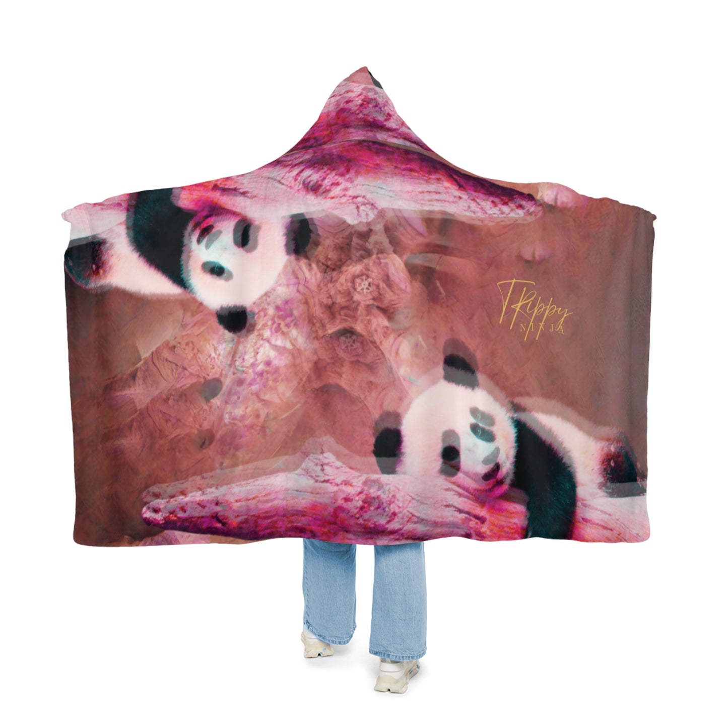 Trippy Panda Snuggle Blanket