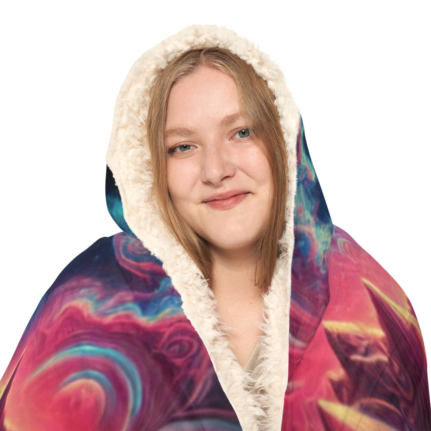 Lunar Dream Hooded Blanket