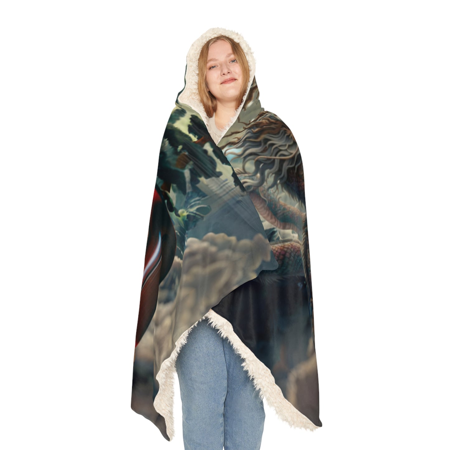 Guru Dragon Fortune Radio Snuggle Blanket