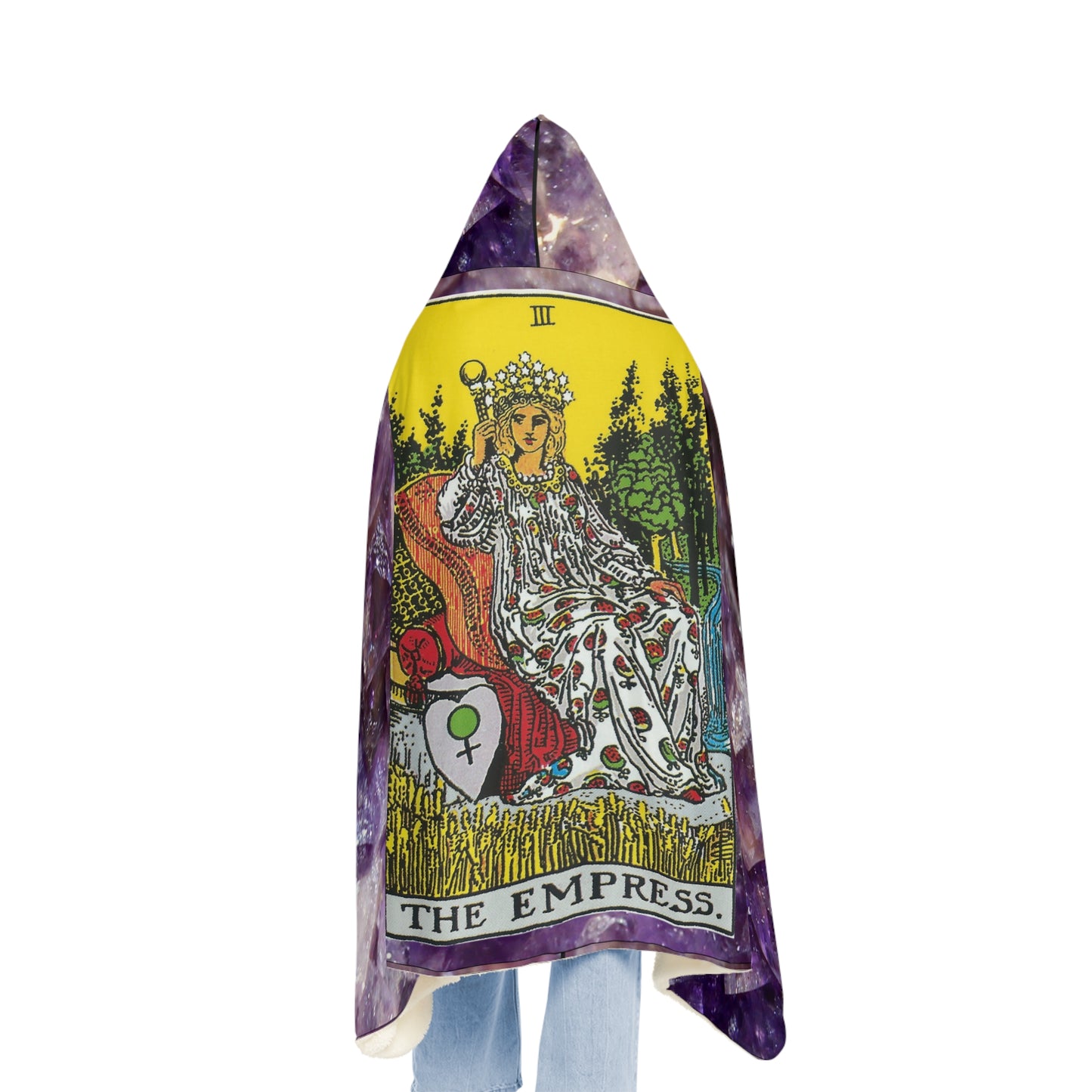The Empress Over Amythyst Snuggle Blanket