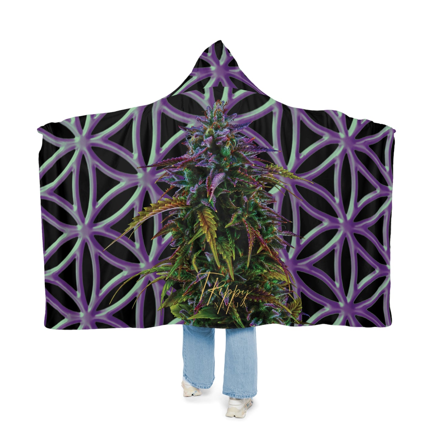 Flower Of Life V3 Snuggle Blanket