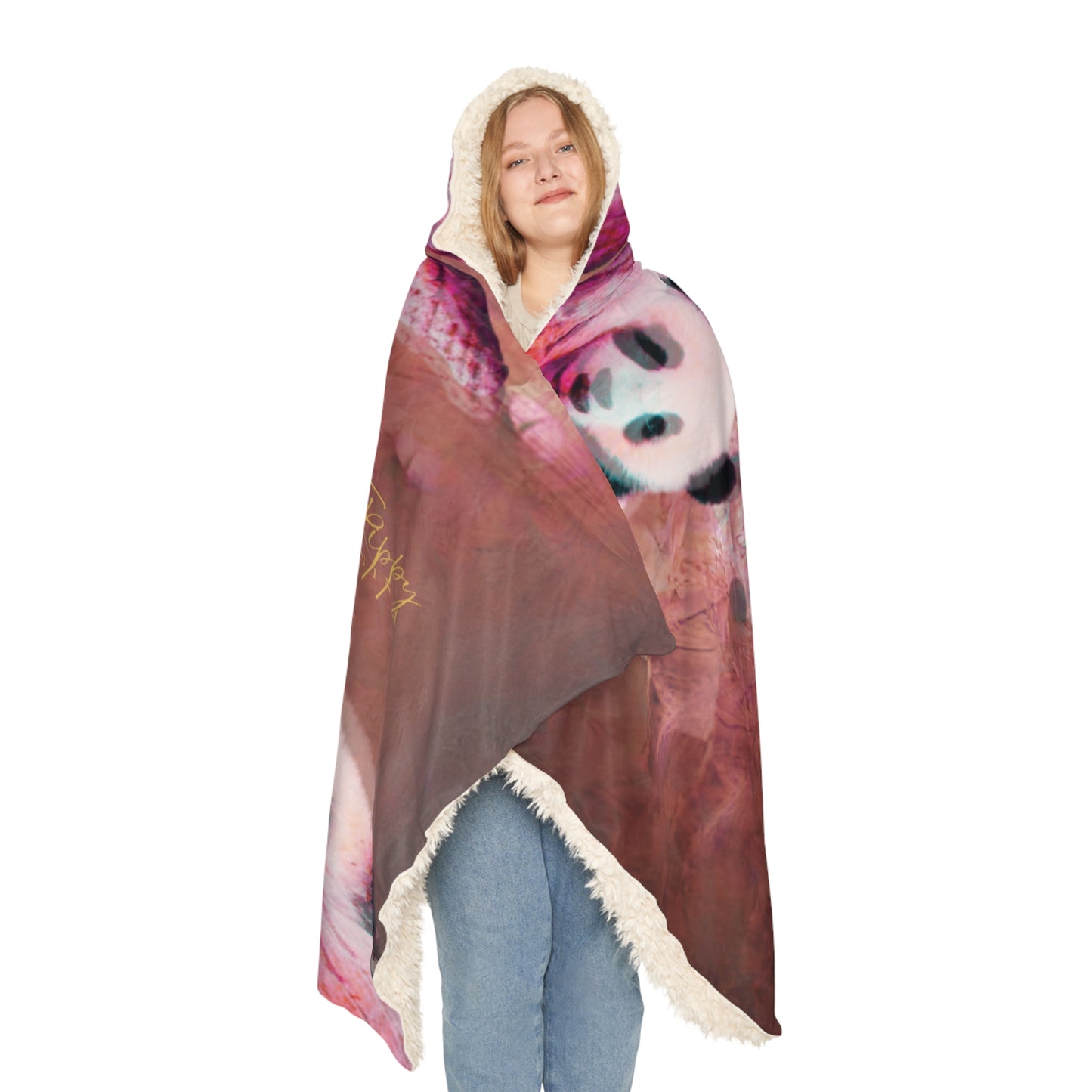 Trippy Panda Snuggle Blanket