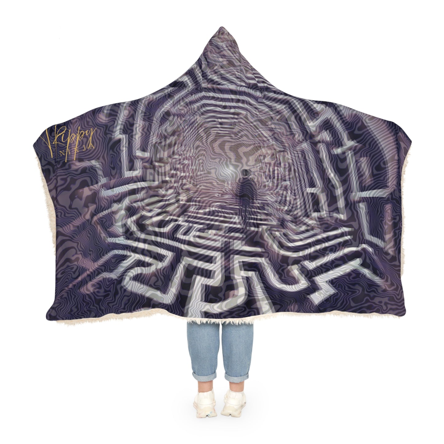 Trippy Labyrinth Snuggle Blanket