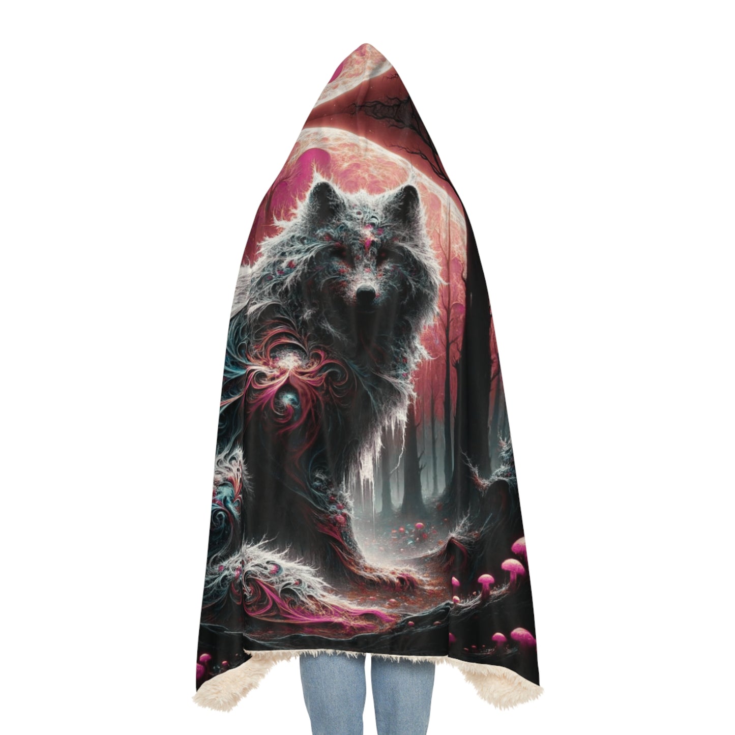 Trippy Ghastly Wolfy Snuggle Blankety