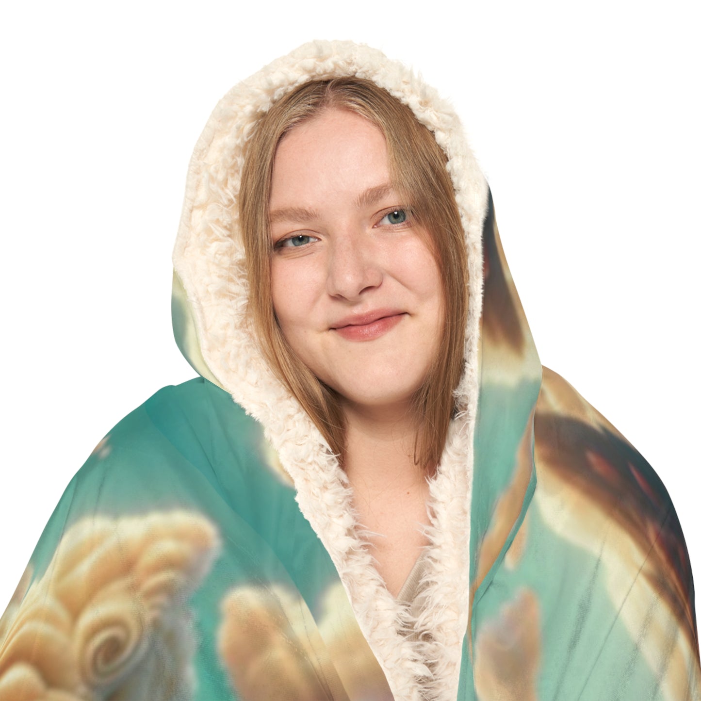 Ice Cream Ninja Sword Fight Hooded Blanket