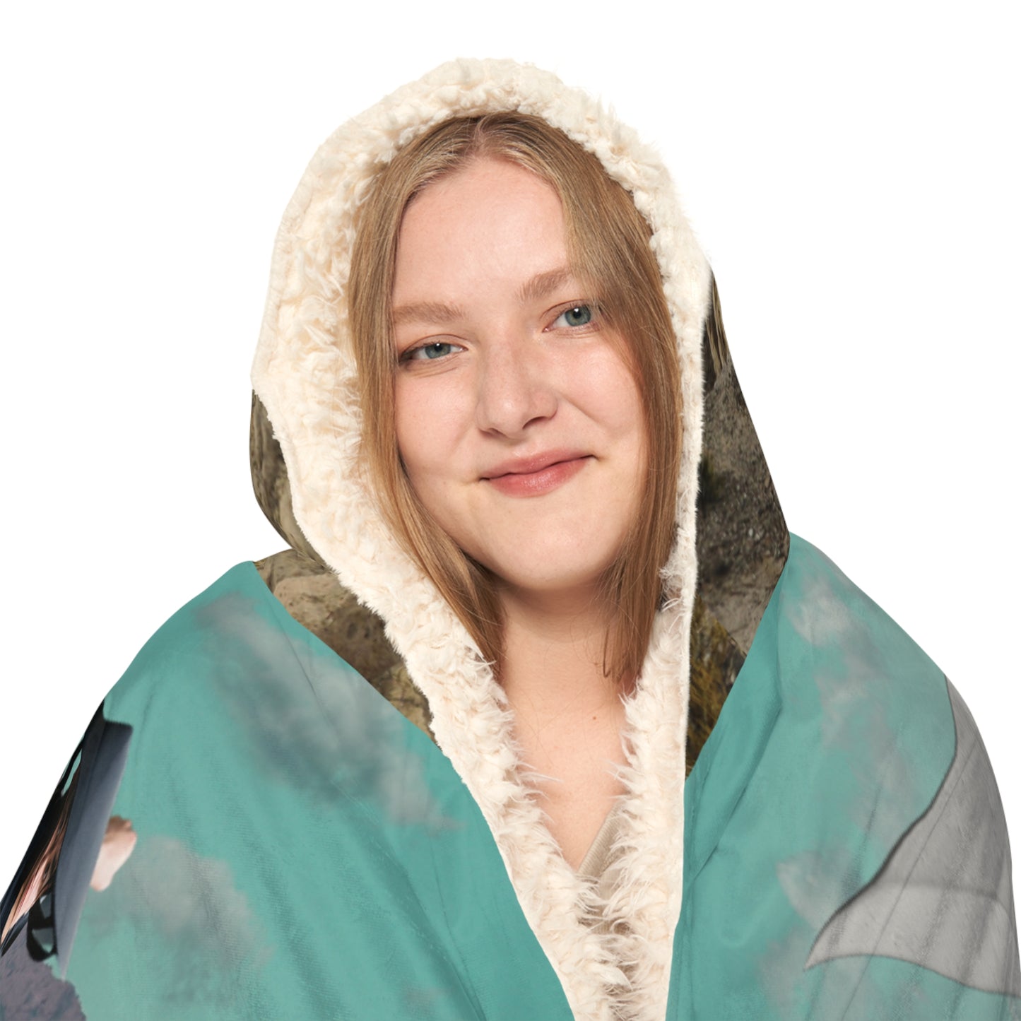 Trippy Ninja Shuriken Rider Snuggle Blanket