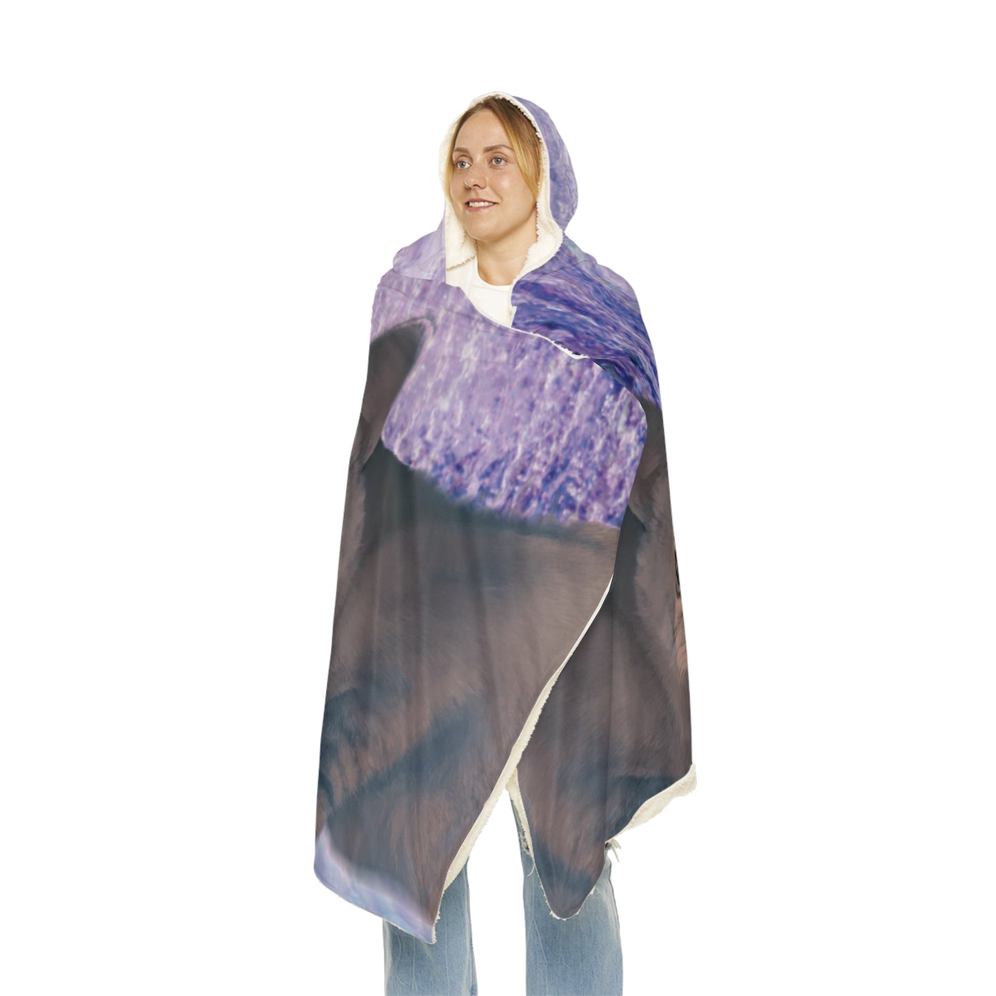 Trippy Kitty Snuggle Blanket