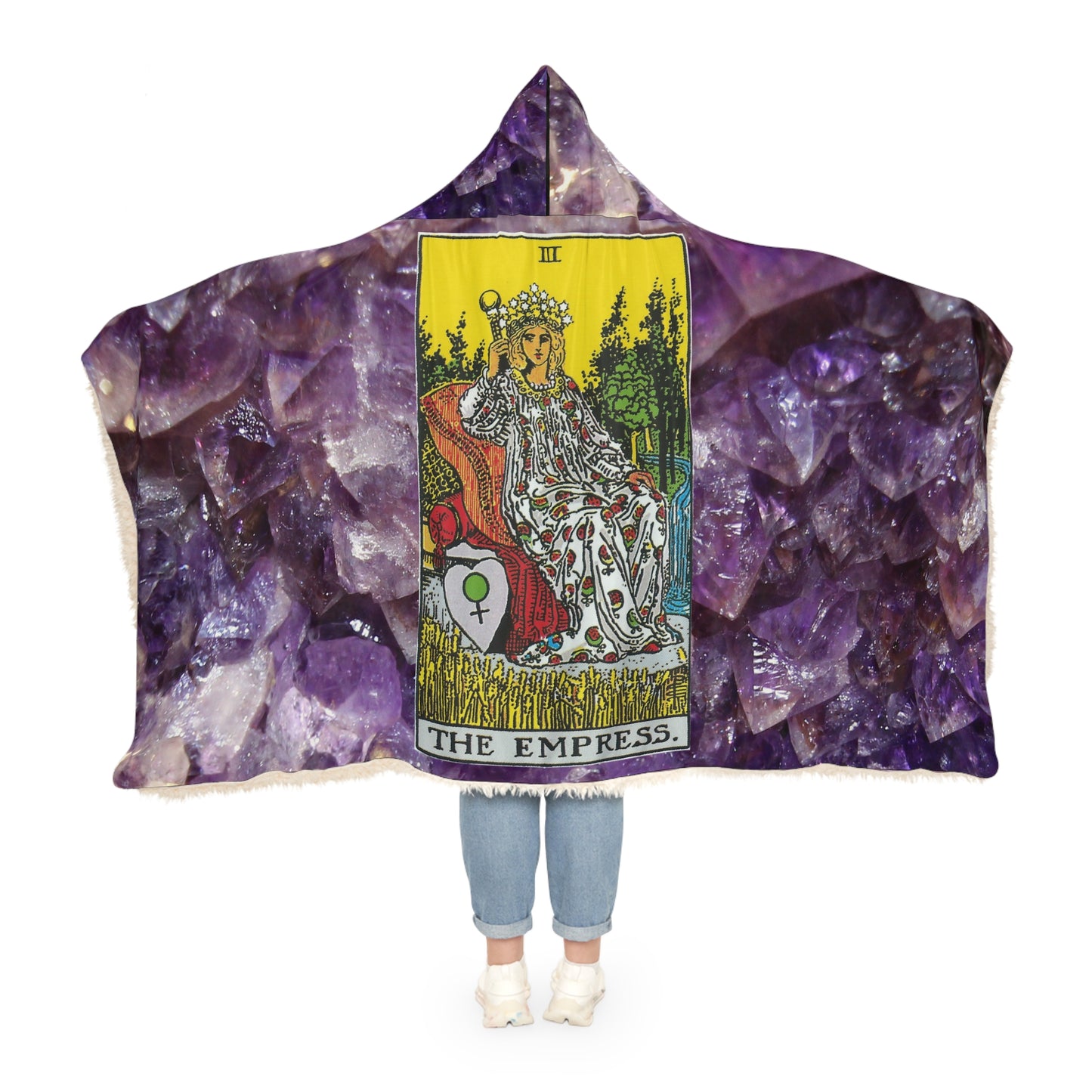 The Empress Over Amythyst Snuggle Blanket