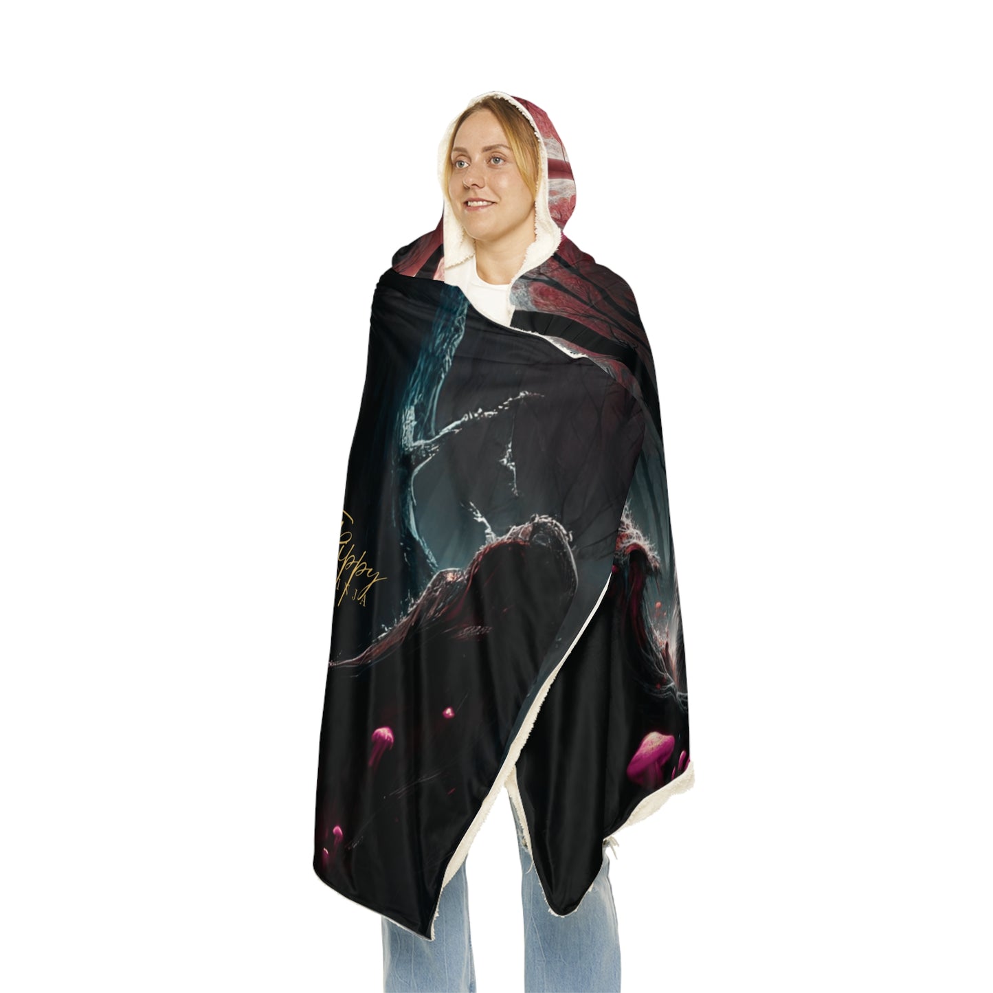 Trippy Ghastly Wolfy Snuggle Blankety