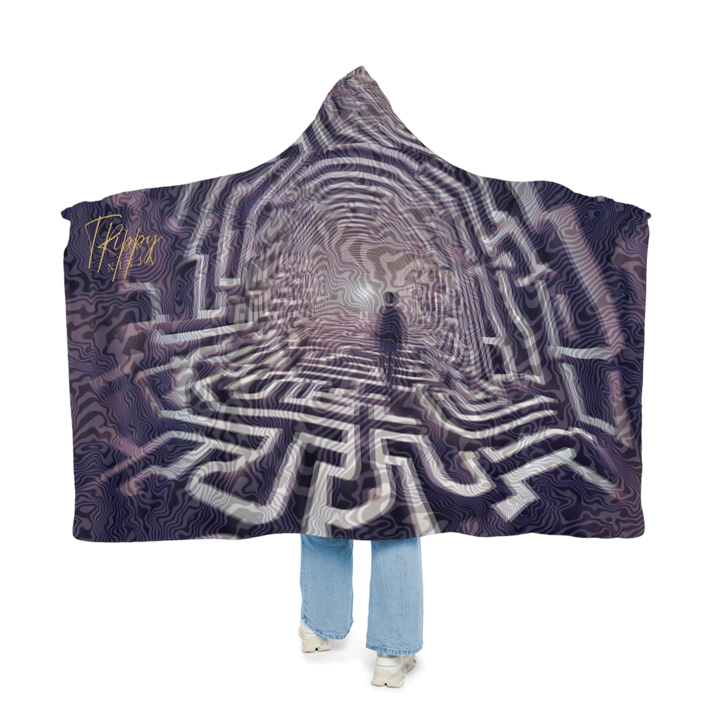 Trippy Labyrinth Snuggle Blanket