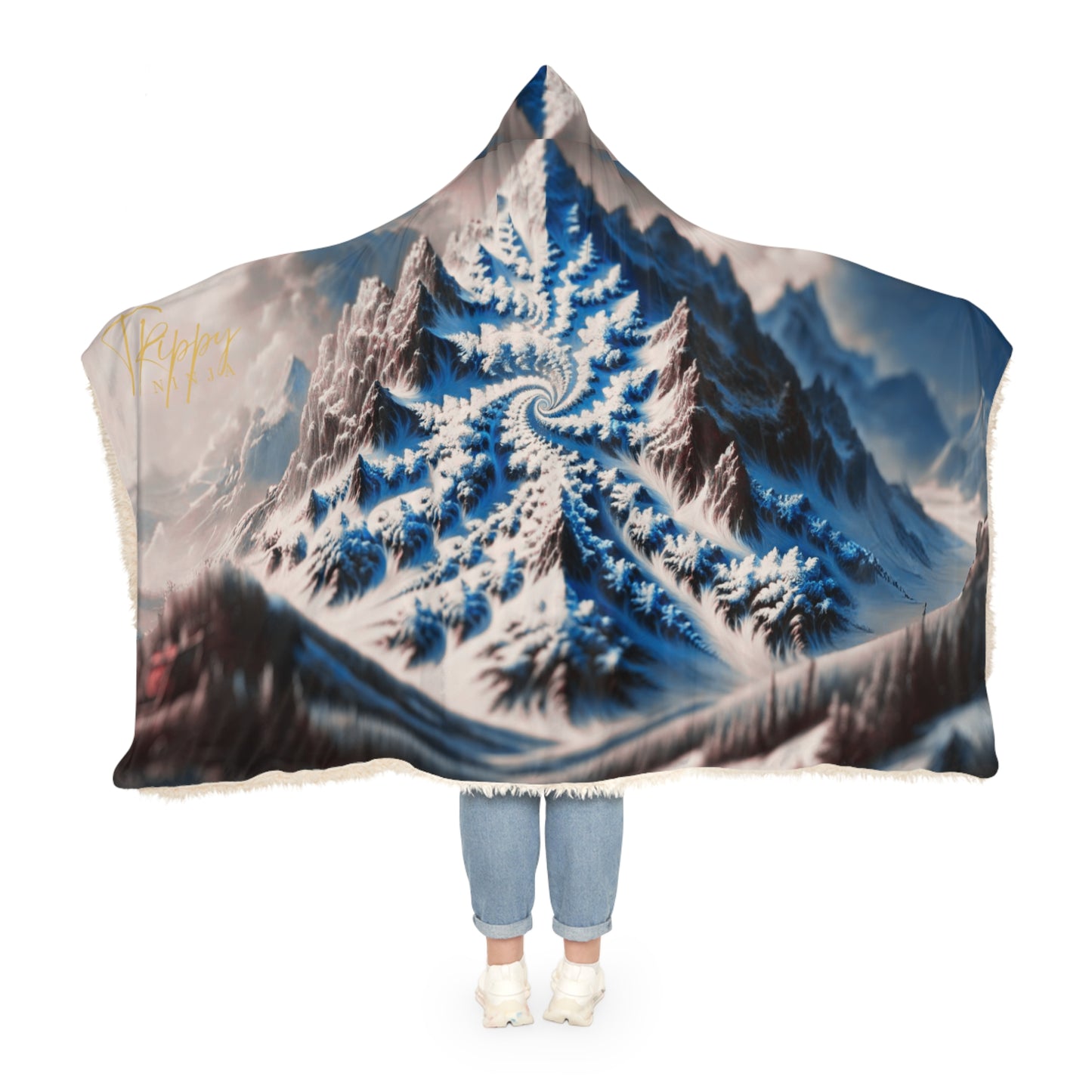 Colorado Fractal Vibes Snuggle Blanket