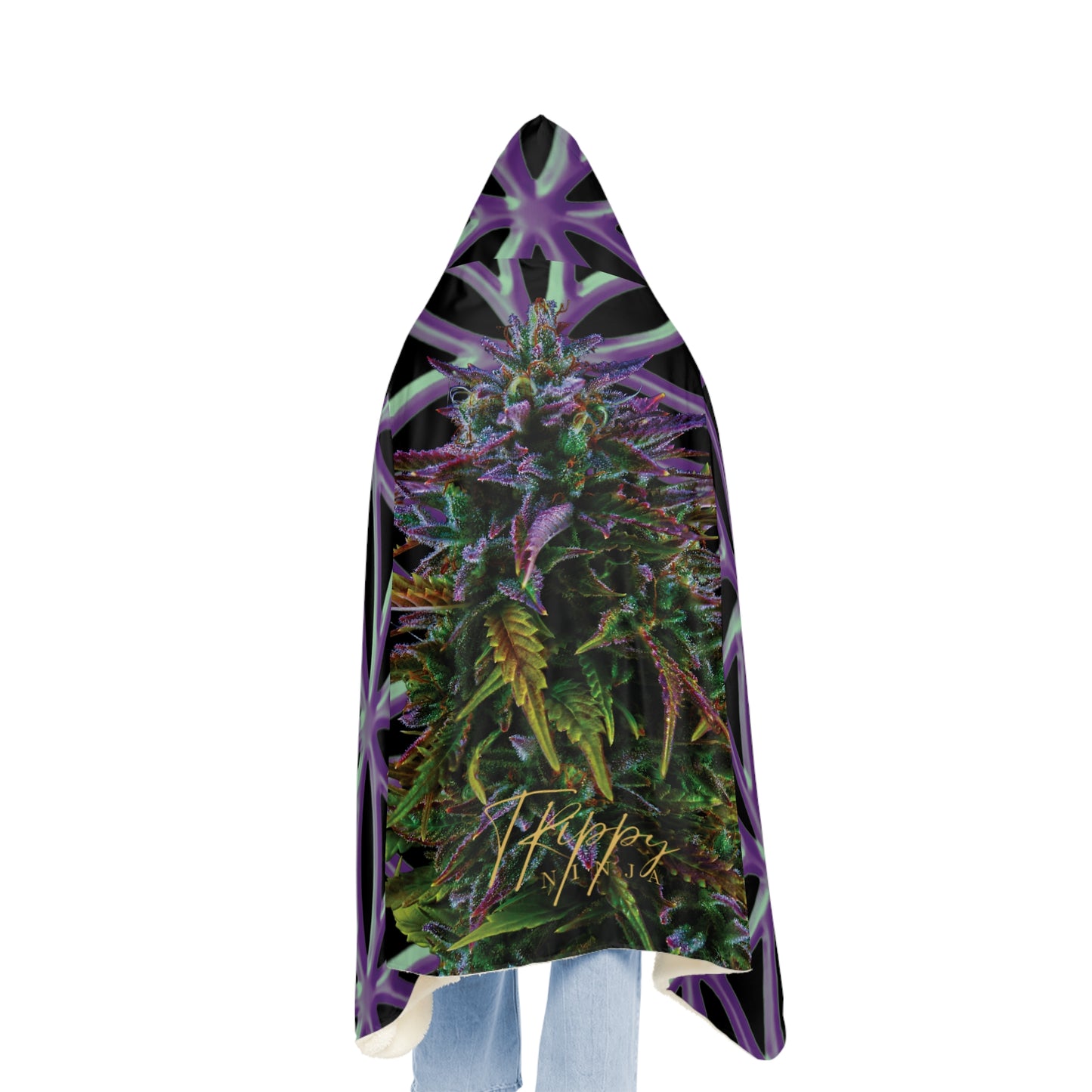 Flower Of Life V3 Snuggle Blanket
