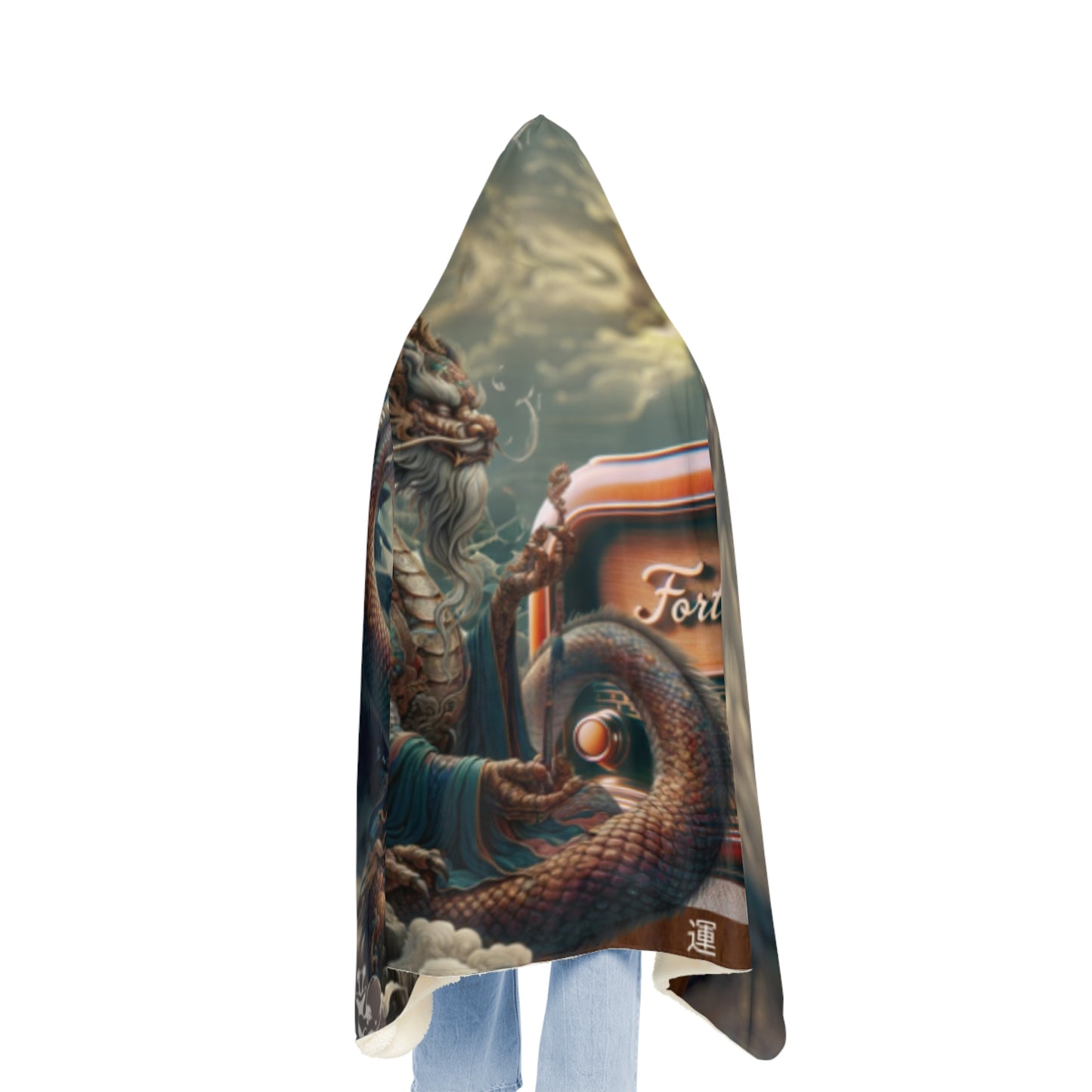 Guru Dragon Fortune Radio Snuggle Blanket