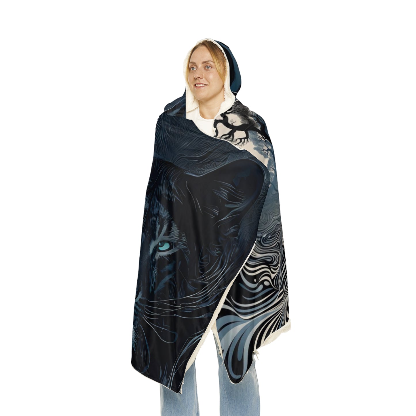 Trippy Tiger Snuggle Blanket