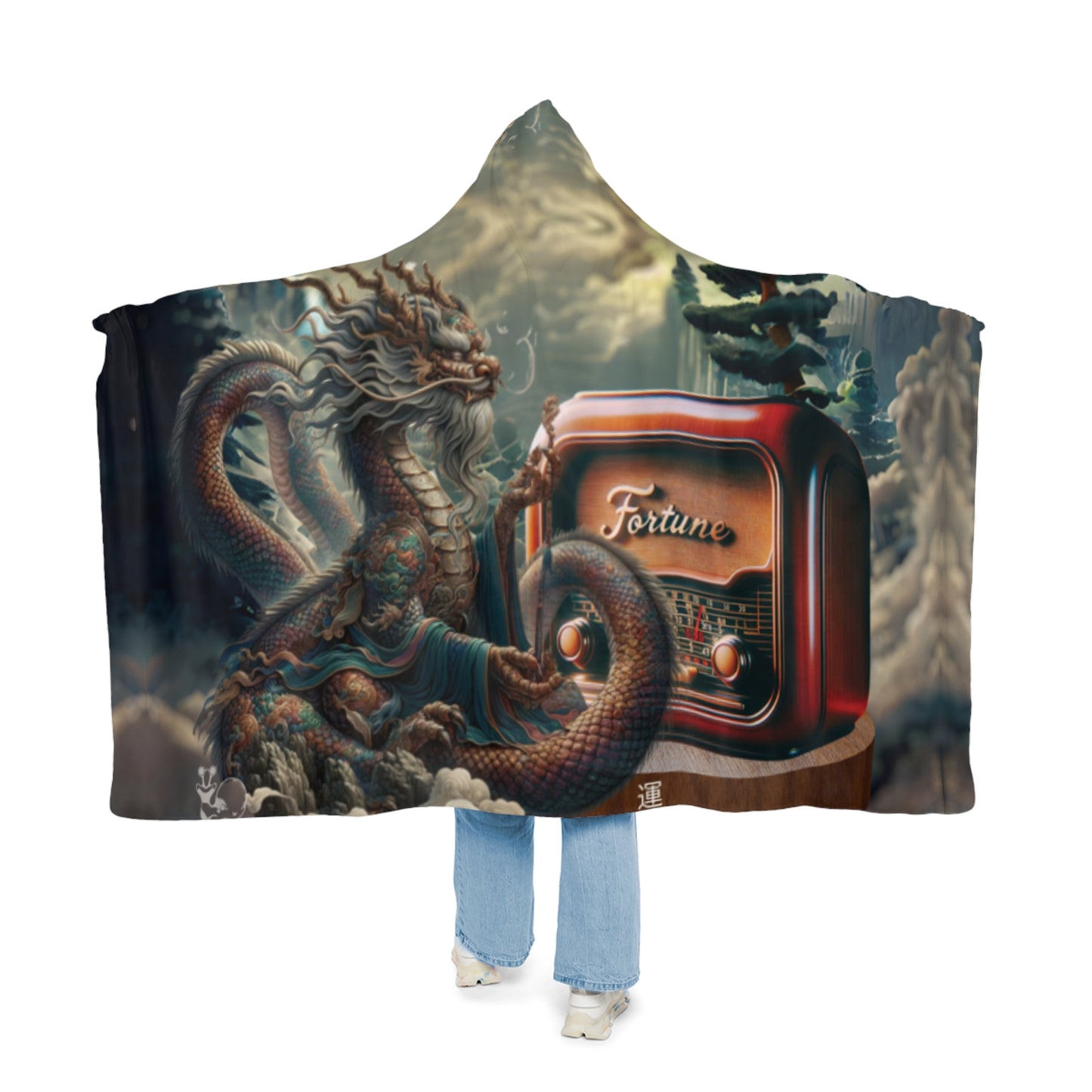 Guru Dragon Fortune Radio Snuggle Blanket