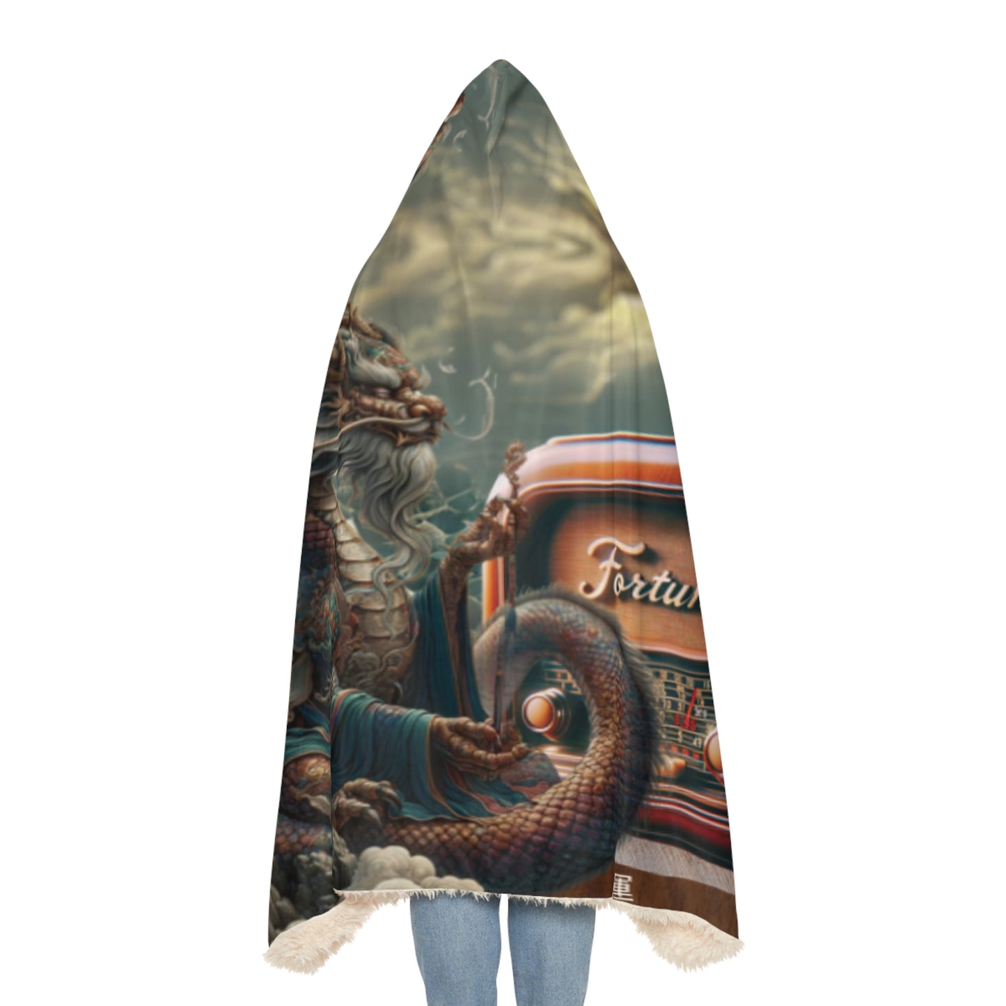Guru Dragon Fortune Radio Snuggle Blanket