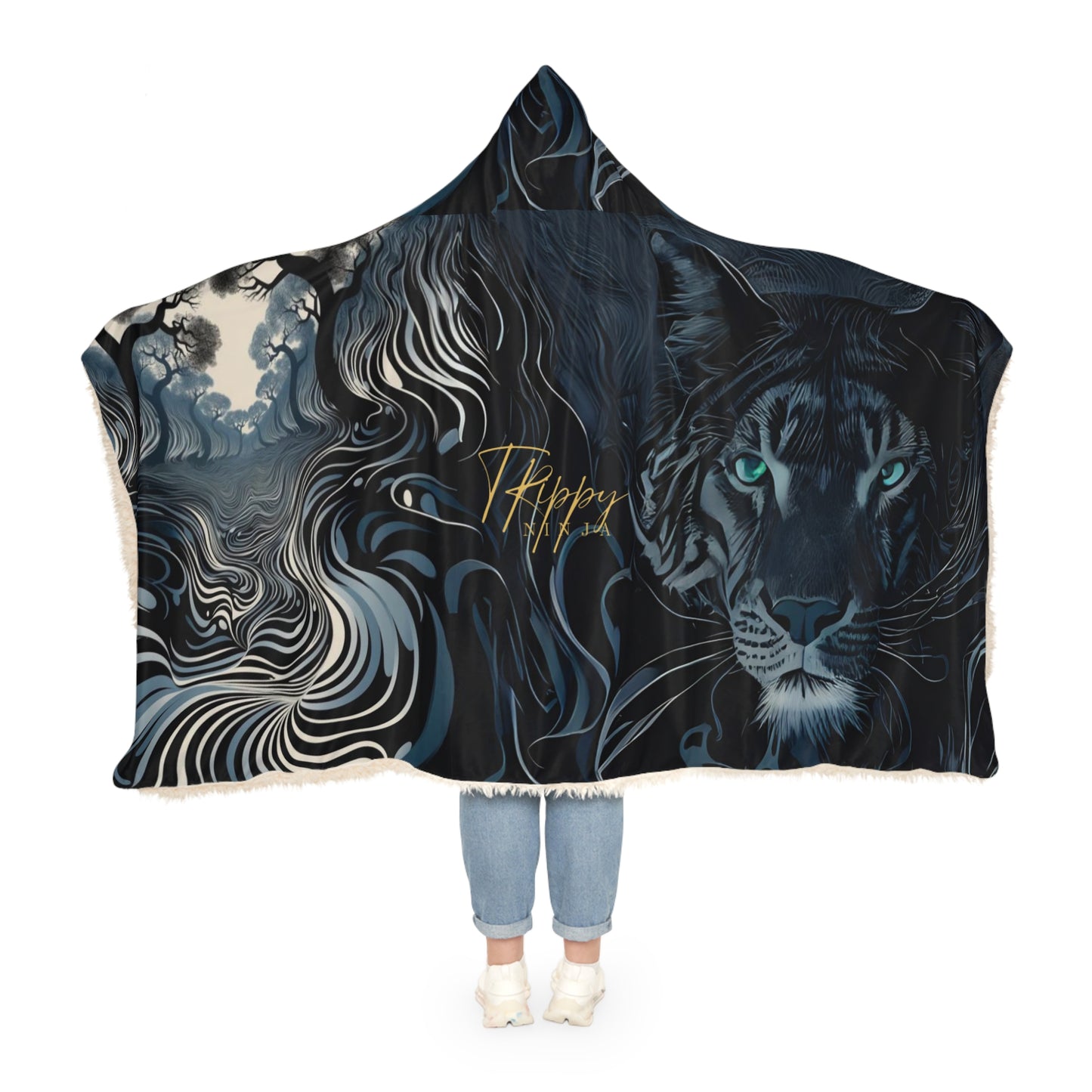 Trippy Tiger Snuggle Blanket