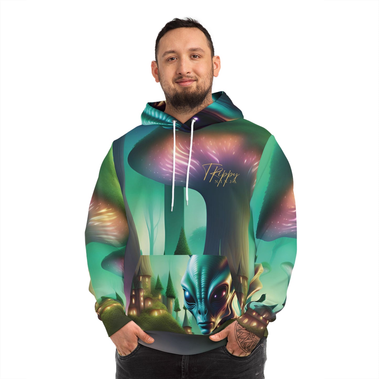 Alien Mushroom People Fashion Hoodie