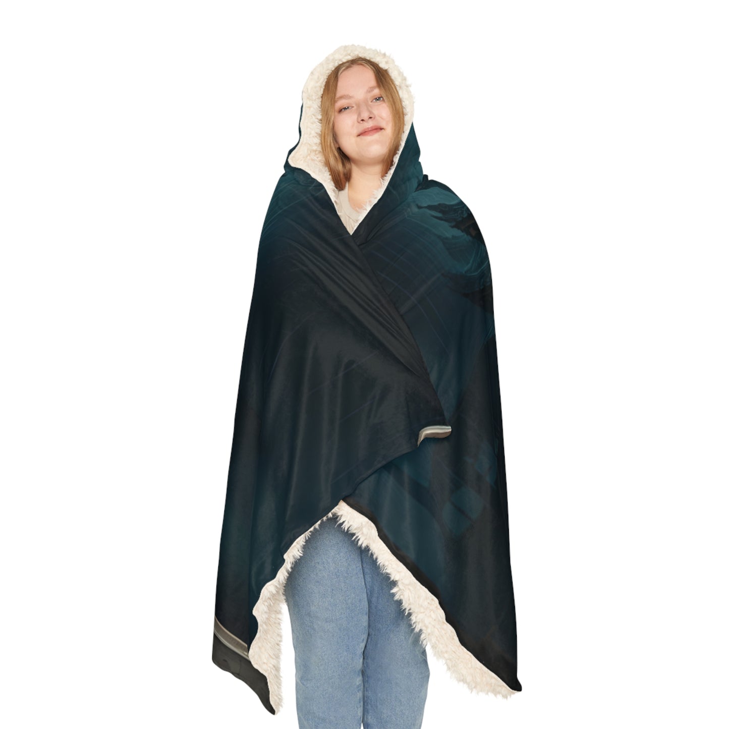 Samurai Shrine Hooded Blanket