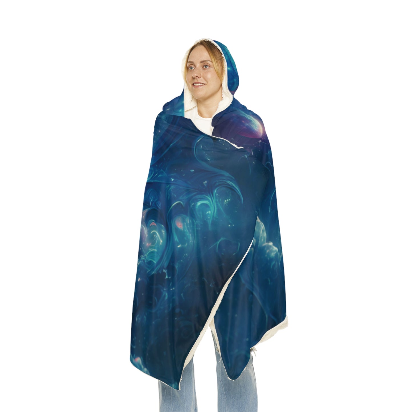 Celestial Dragon Tapestry (Bonsai x TrippyNinja) Hooded Blanket