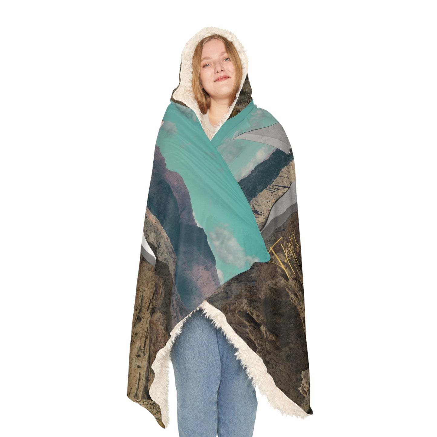 Trippy Ninja Shuriken Rider Snuggle Blanket