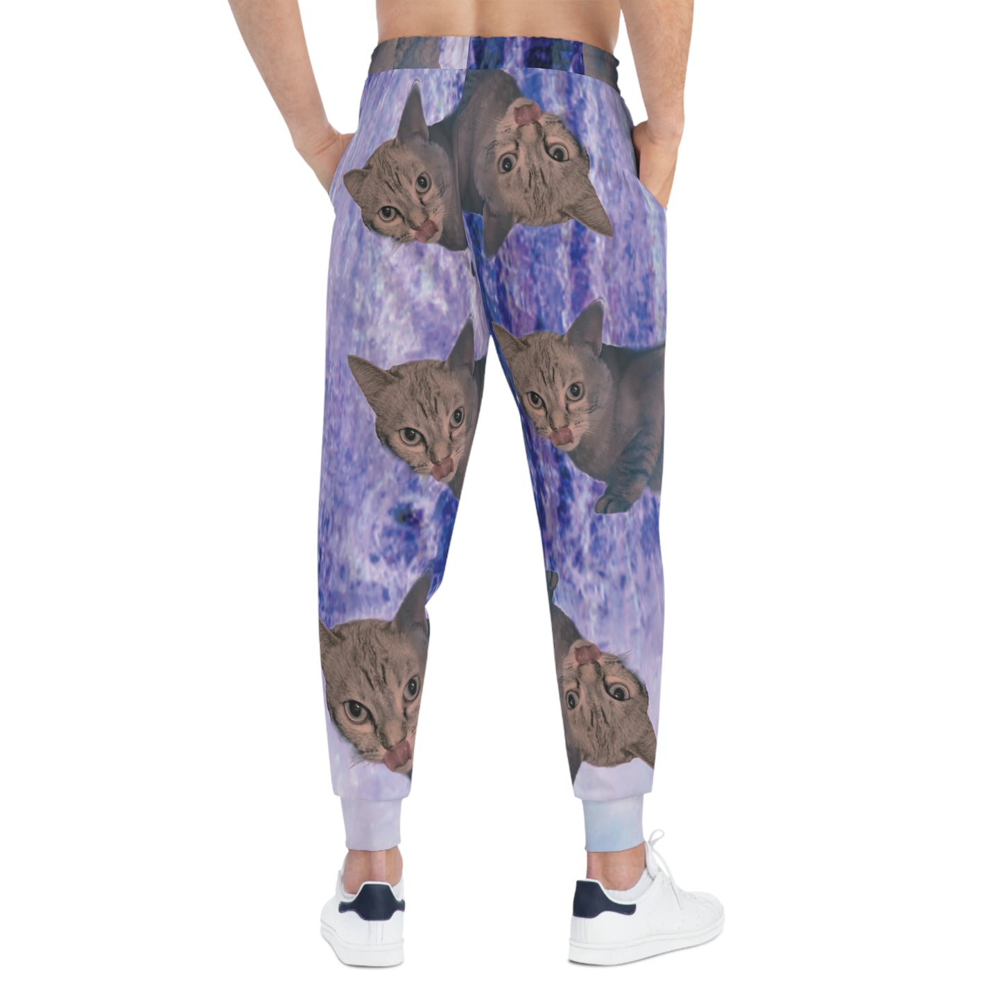 Trippy Kitty Athletic Joggers