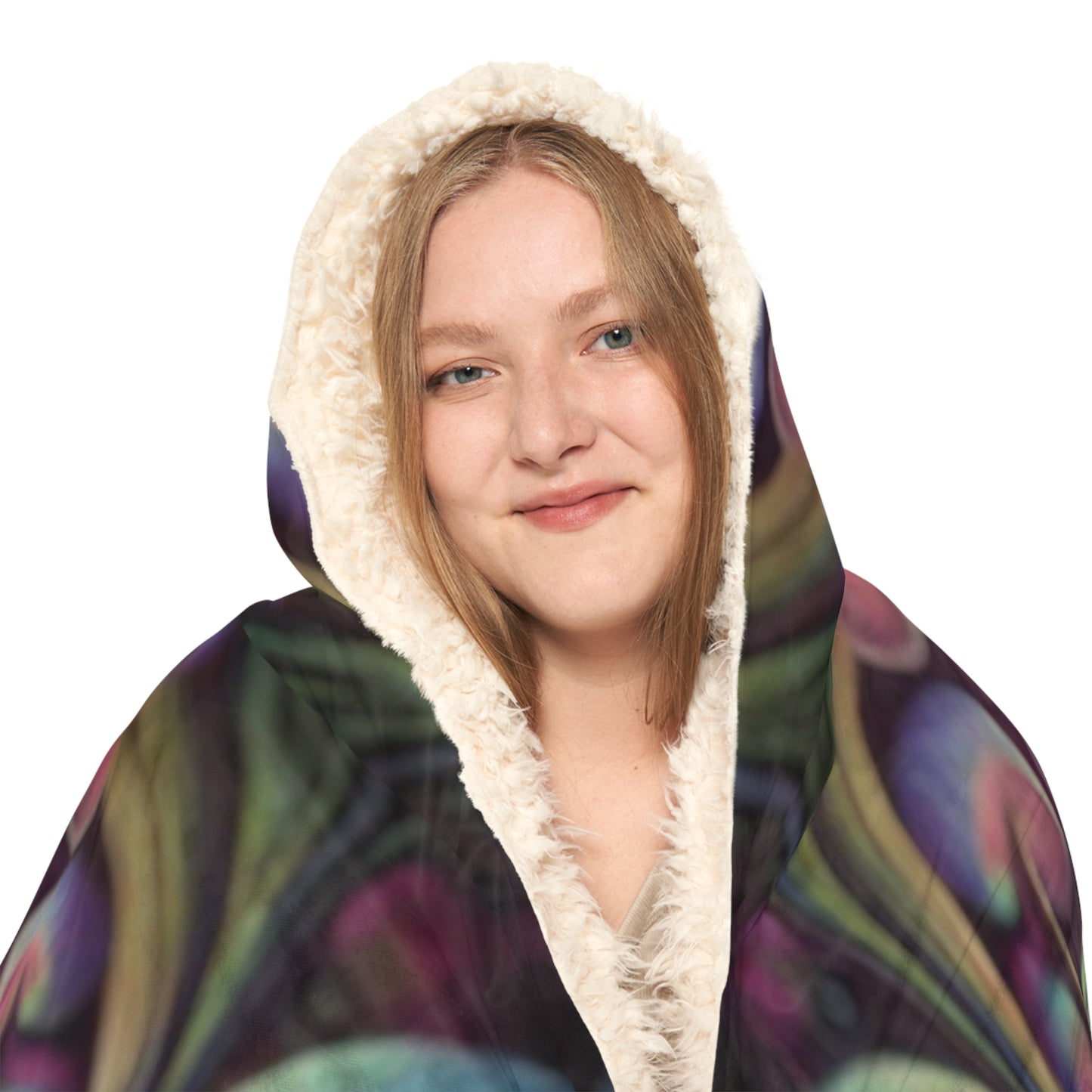 Princess Mushroom Fairy Hooded Blanket Cloak