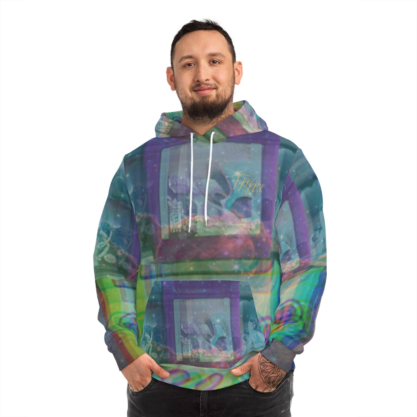 Trippy Handheld Nostalgic Fashion Hoodie