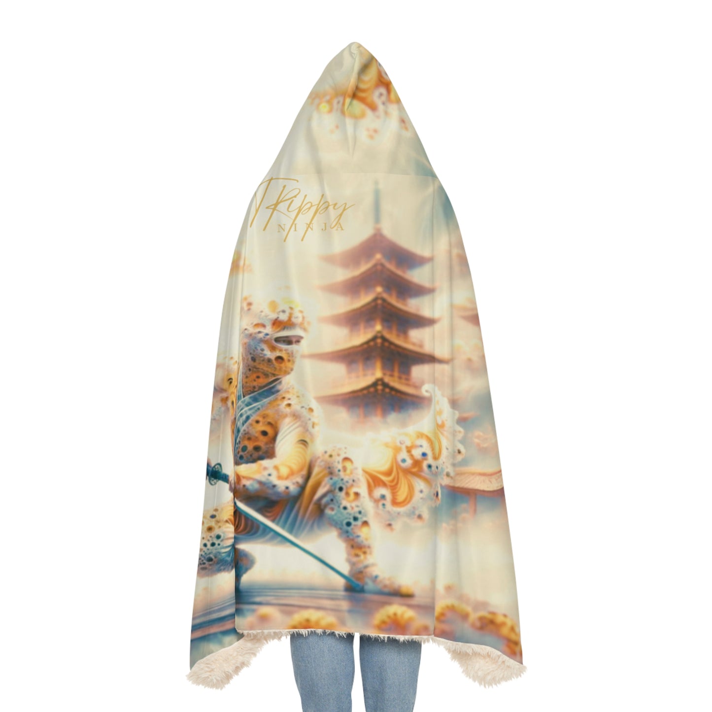 Light Ninja Dreamscape Hooded Blanket