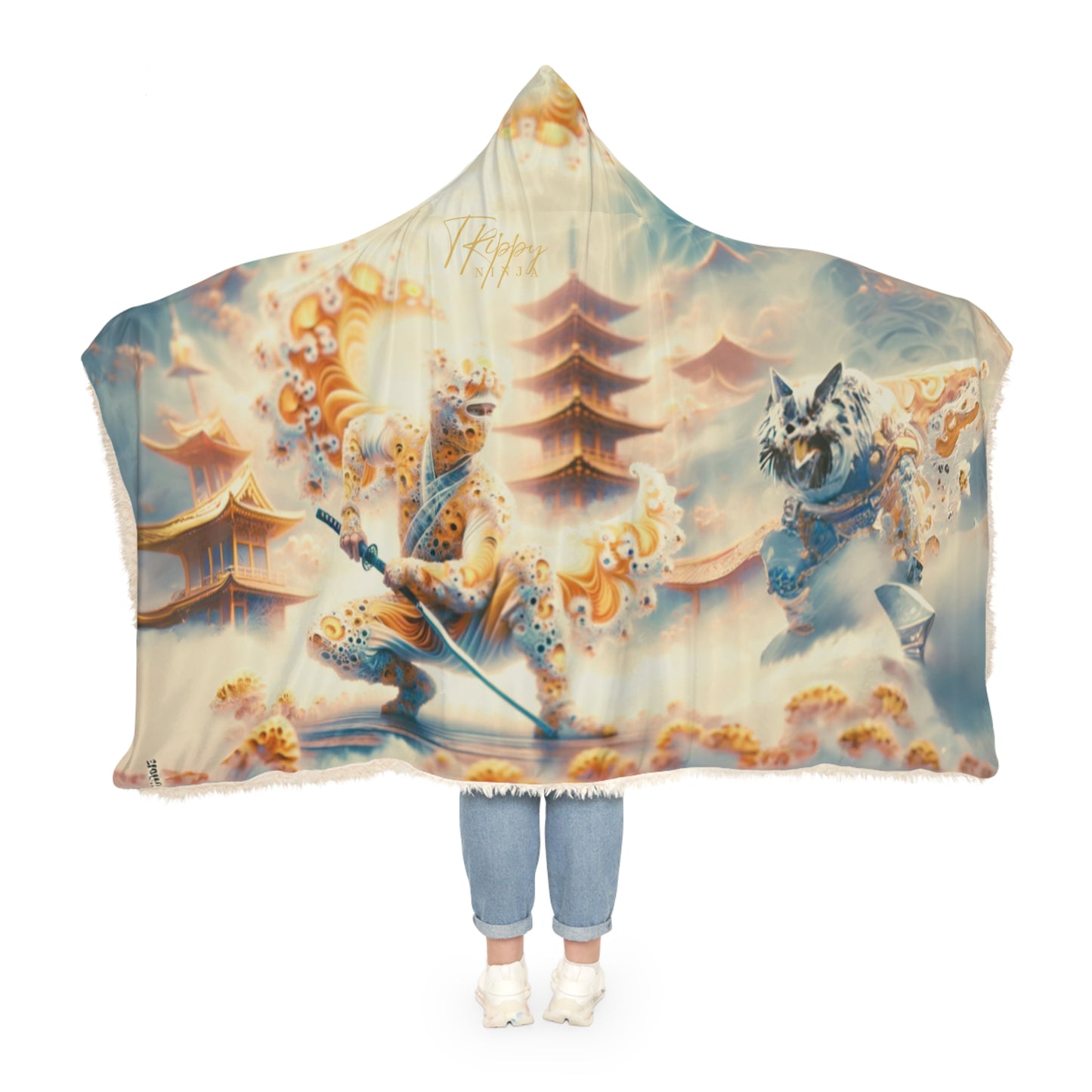 Light Ninja Dreamscape Hooded Blanket