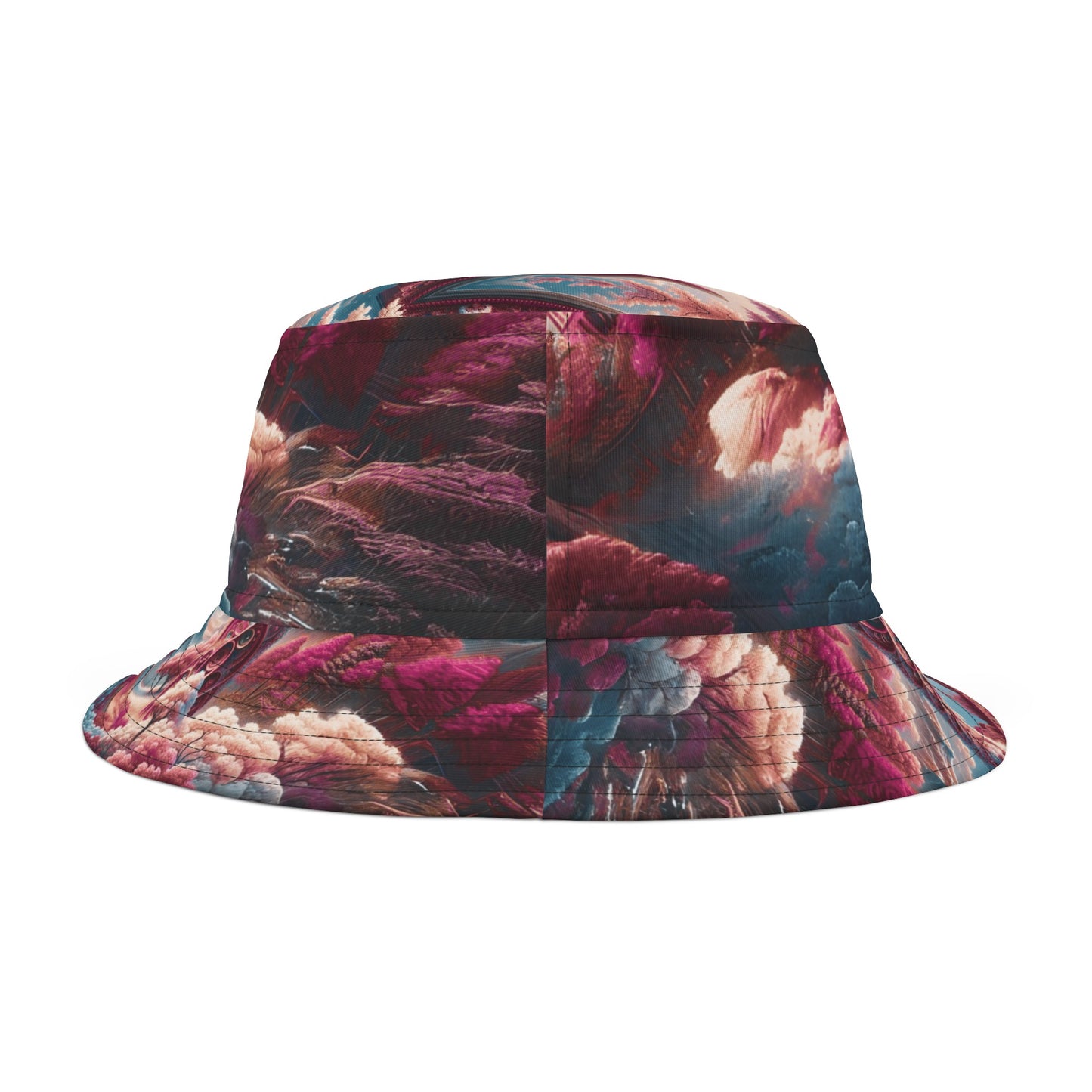 Psychedelic Shinto Shrine Bucket Hat