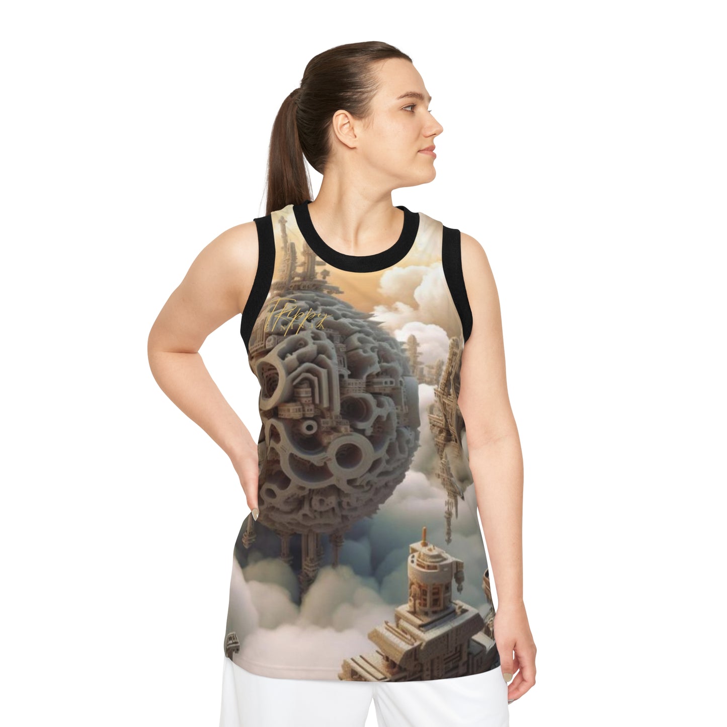 Above The Clouds Basketball Jersey