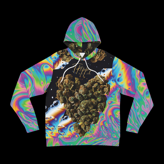 Trippy Weed Heart Fashion Hoodie