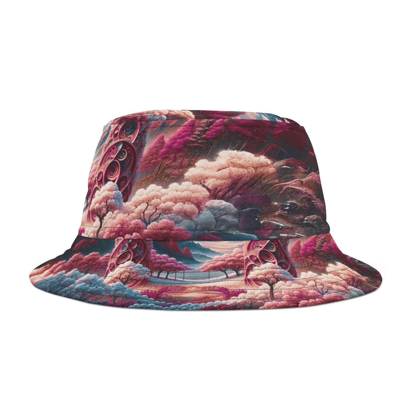 Psychedelic Shinto Shrine Bucket Hat