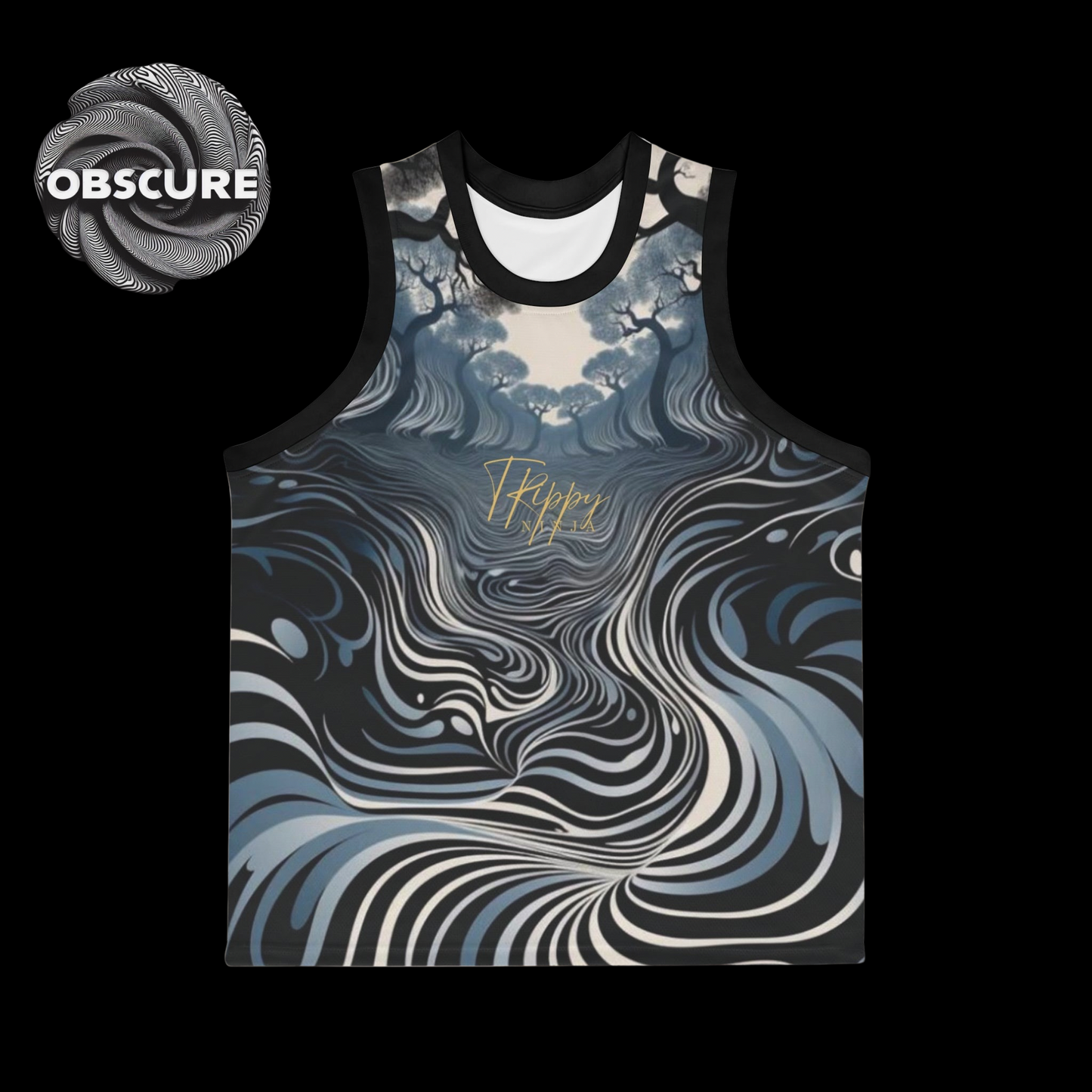 Trippy Tiger Basketball Jersey