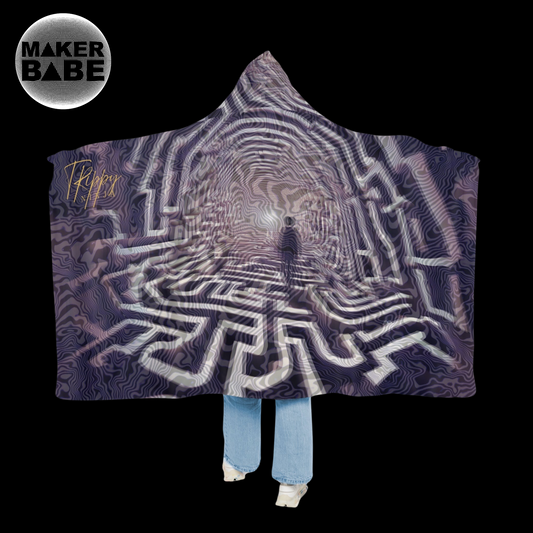 Trippy Labyrinth Snuggle Blanket