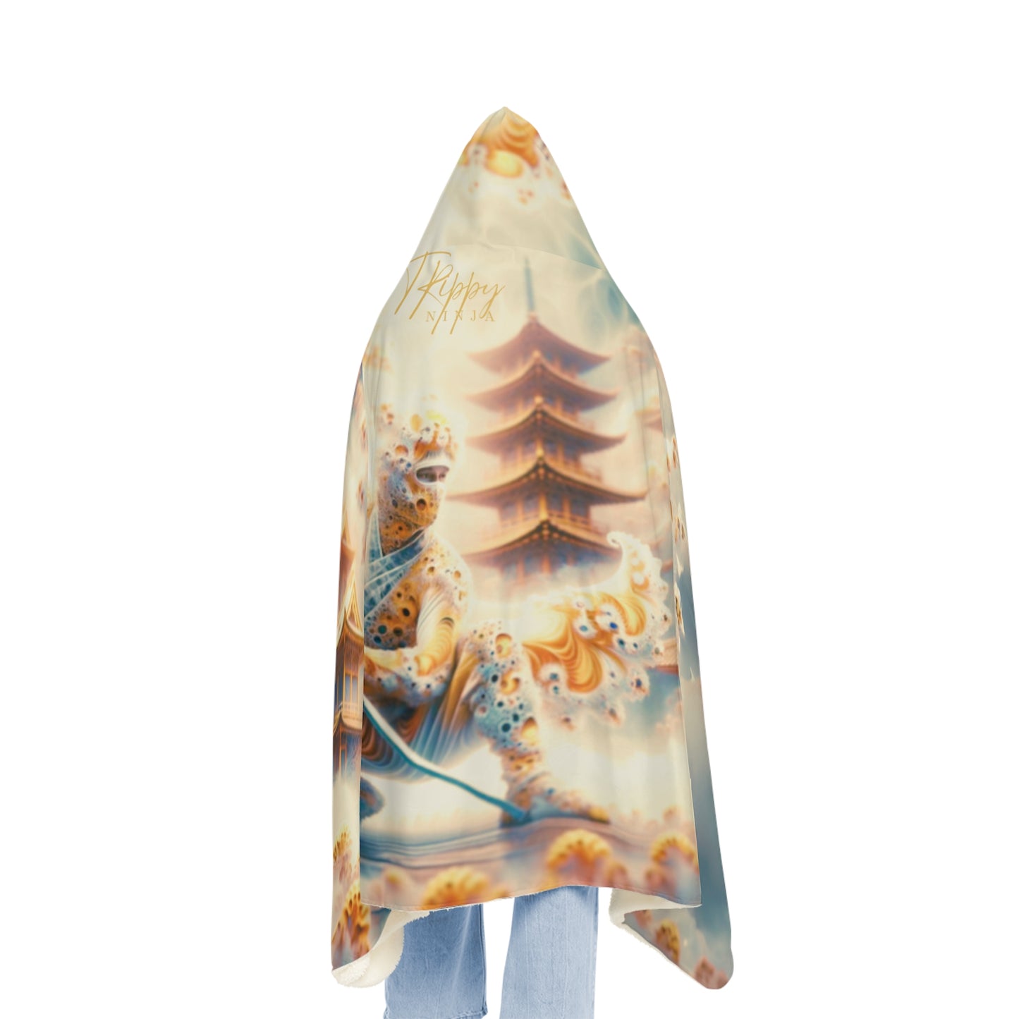 Light Ninja Dreamscape Hooded Blanket