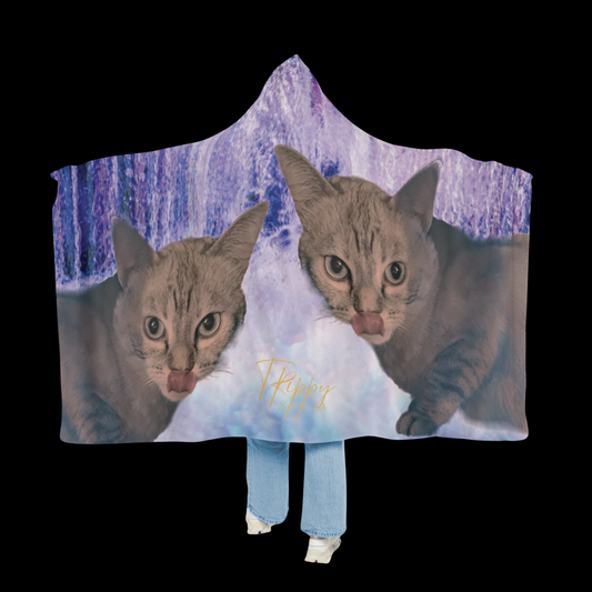 Trippy Kitty Snuggle Blanket