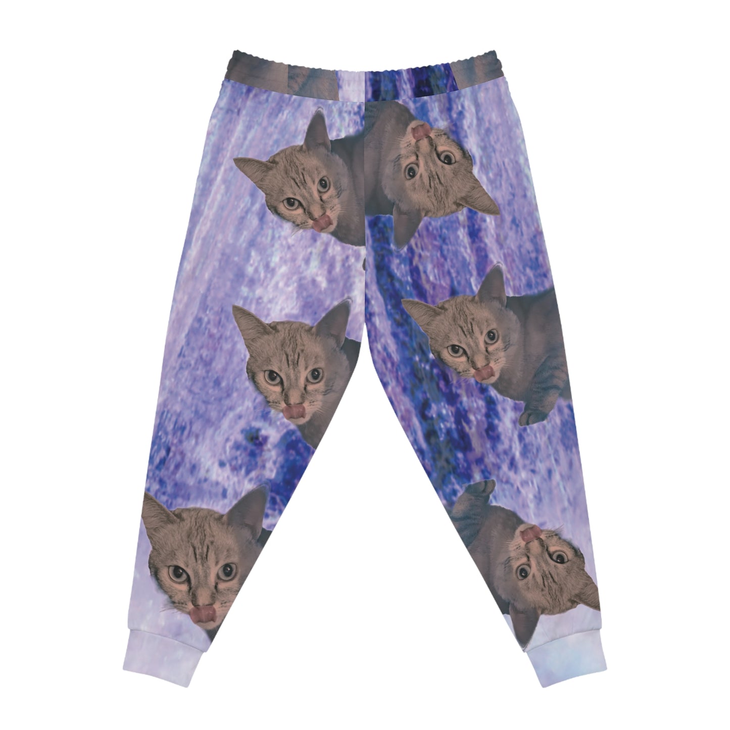 Trippy Kitty Athletic Joggers