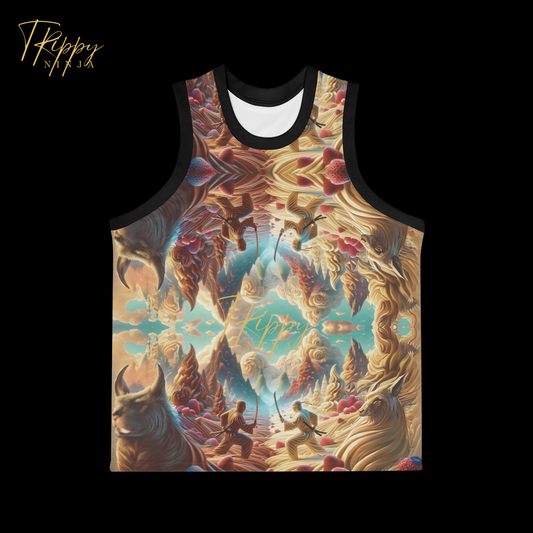 Ice Cream Ninja Dreamscape Basketball Jersey