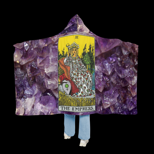 The Empress Over Amythyst Snuggle Blanket