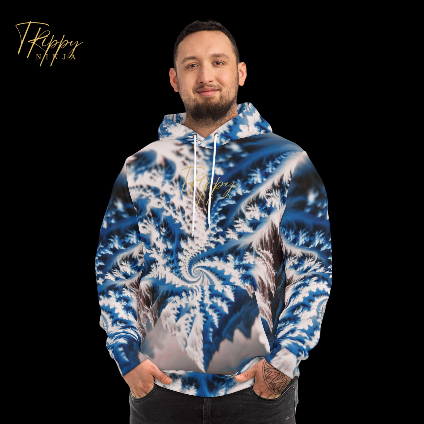 Colorado Fractal Vibes Fashion Hoodie