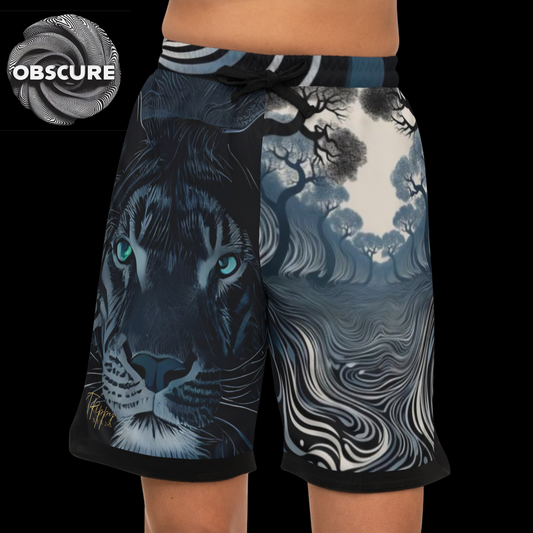 Trippy Tiger Basketball Shorts